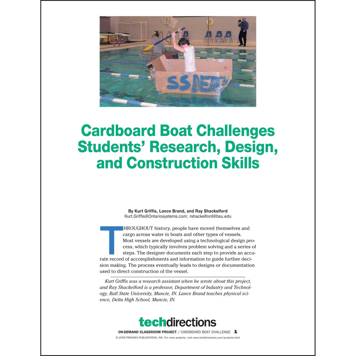 Cardboard Boat Challenges Students Classroom Project pdf – Tech
