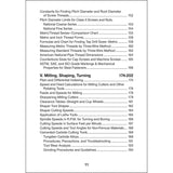 Machinists' Ready Reference, 10th edition, Contents page 3