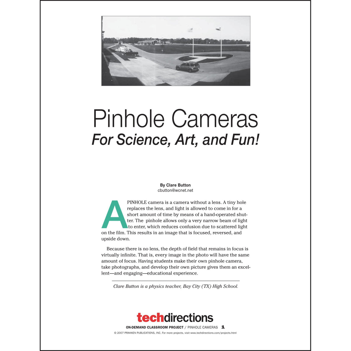 pinhole camera science