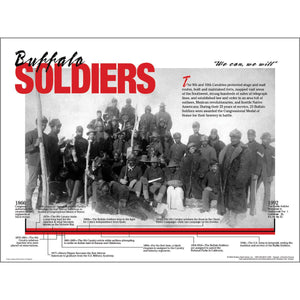 Buffalo Soldiers on the Plains Poster