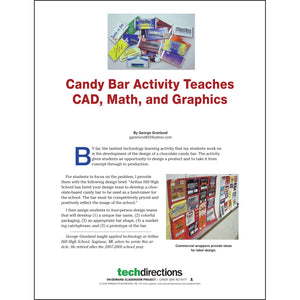 Candy Bar Activity Teaches CAD, Math, and Graphics Classroom Project pdf