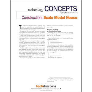 Construction: Scale Model House Classroom Project pdf first page