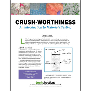 Crush-Worthiness—An Introduction to Materials Testing Classroom Project pdf first page