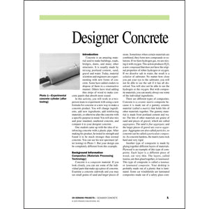 Designer Concrete Classroom Project pdf first page