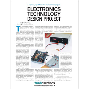Electronics Technology Design Project pdf first page