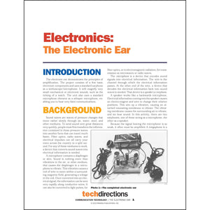 Electronics: The Electronic Ear Classroom Project pdf first page