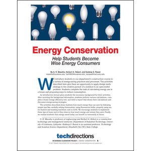 Energy Conservation Classroom Project pdf first page