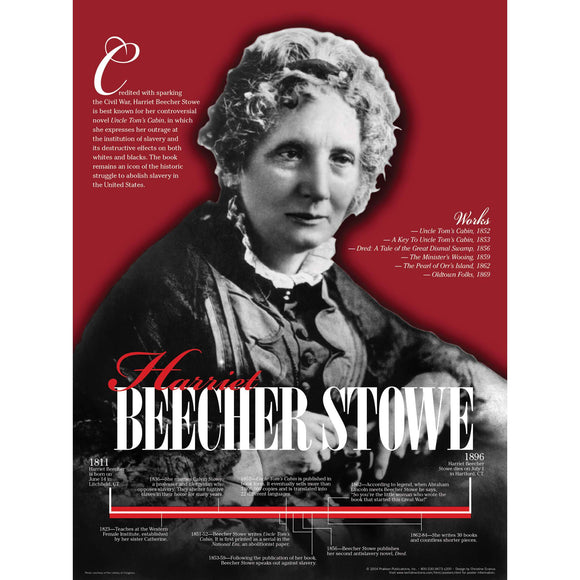 Harriet Beecher Stowe Poster