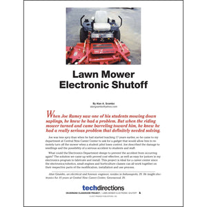 Lawn Mower Electronic Shutoff Classroom Project pdf first page