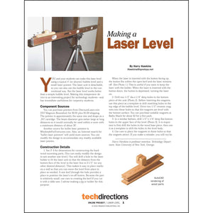 Making a Laser Level Classroom Project pdf first page
