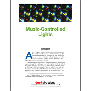Music-Controlled Lights Classroom Project pdf first page