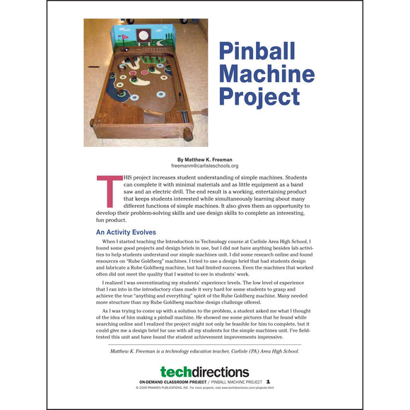 Pinball Machine Project pdf first page