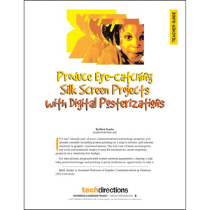 Produce Eye-Catching Silk Screen Projects with Digital Posterizations Classroom Project pdf first page