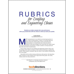 Rubrics for Drafting and Engineering Classes pdf first page