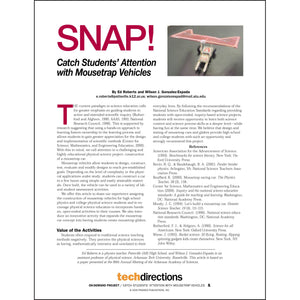 SNAP! Catch Students' Attention with Mousetrap Vehicles pdf first page