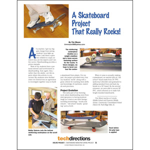 Skateboard Project Really Rocks! Classroom Project pdf first page
