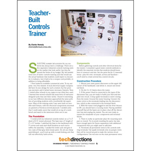 Teacher-Built Controls Trainer pdf first page