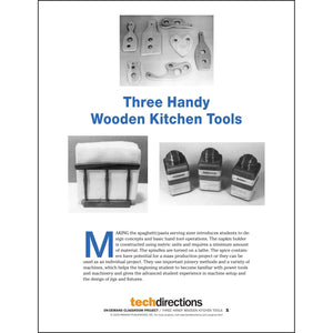 Three Handy Wooden Kitchen Tools Classroom Project pdf first page