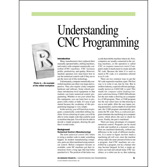 Understanding CNC Programming Classroom Project pdf first page