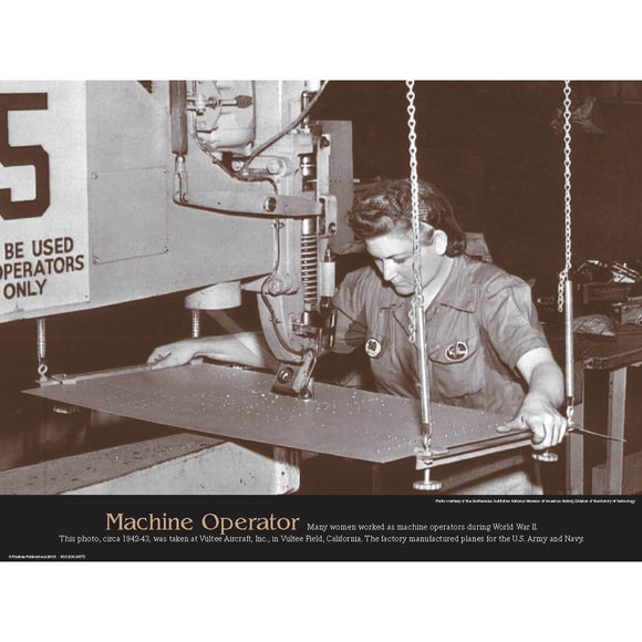 Machine Operator Poster – Tech Directions Books & Media